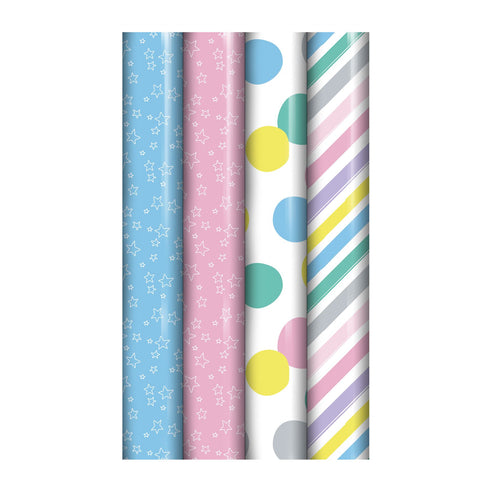 Baby Gift Wrap - EUROWRAP 3m x 70cm 34798-GWC
